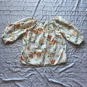 Floral Off-Shoulder Women's Top